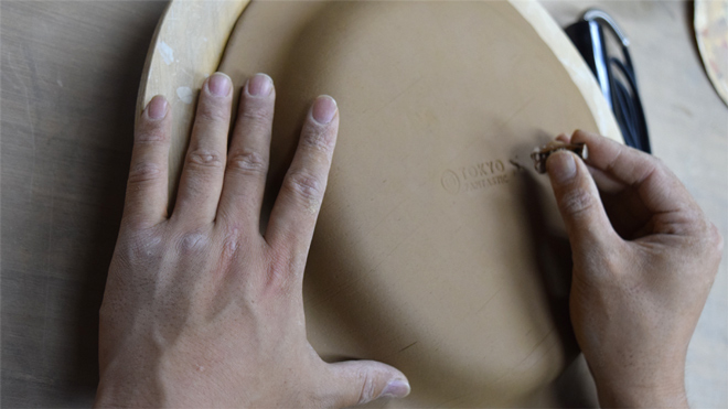 teto ceramic room tokyo fantastic 刻印 オーバル皿