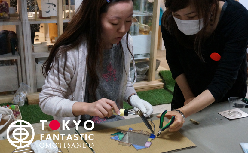 Glass & Art MOMO ステンドグラスワークショップ 10/25(日) 開催されました!