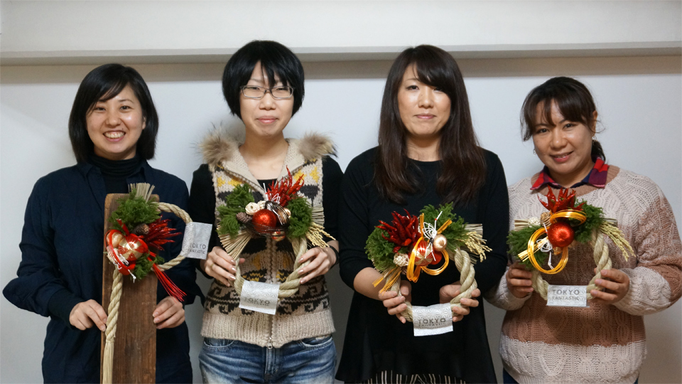 Tida Flower しめ縄リース ワークショップ