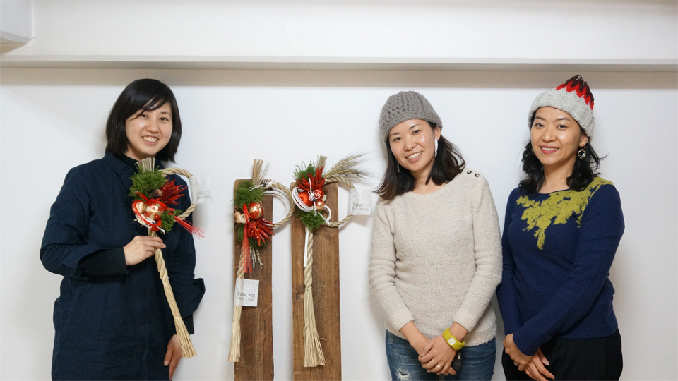 Tida Flower しめ縄リース ワークショップ