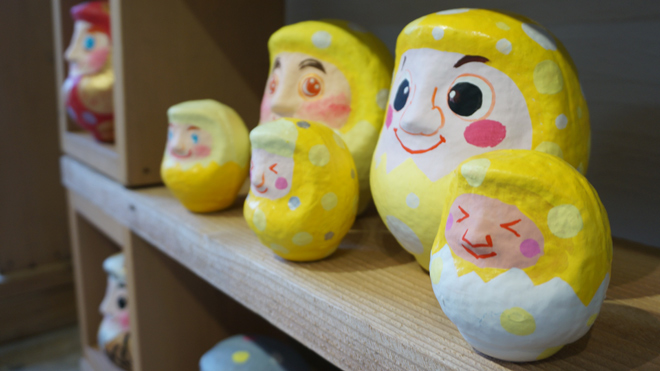 画家 名嘉真麻希 個展「だるまちゃん」