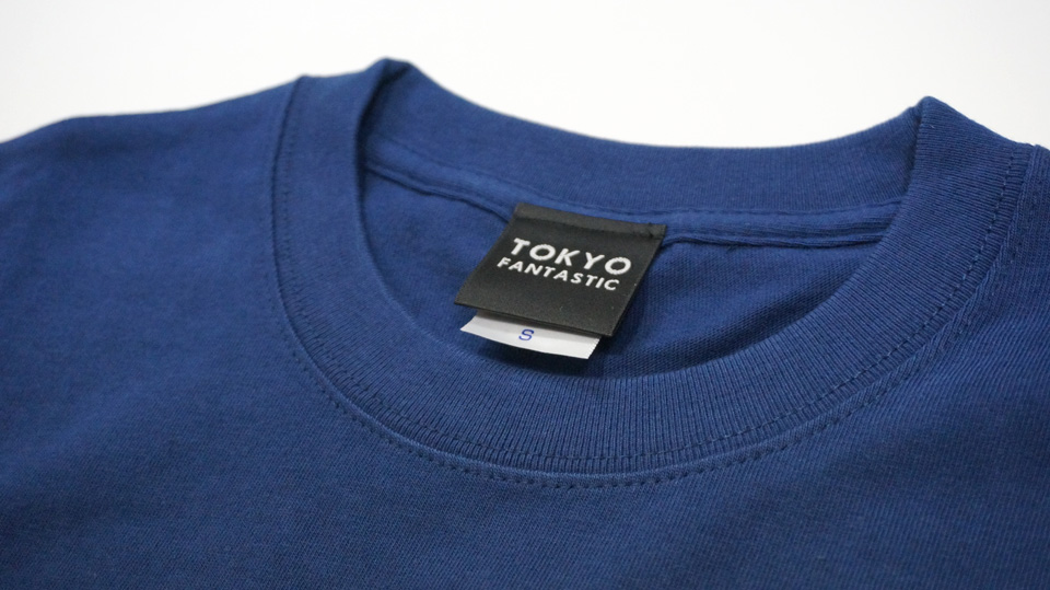 TOKYO FANTASTIC ブランドロゴTシャツ インディゴ 襟元 TOKYO T-shirts TOKYO Tee navy blue