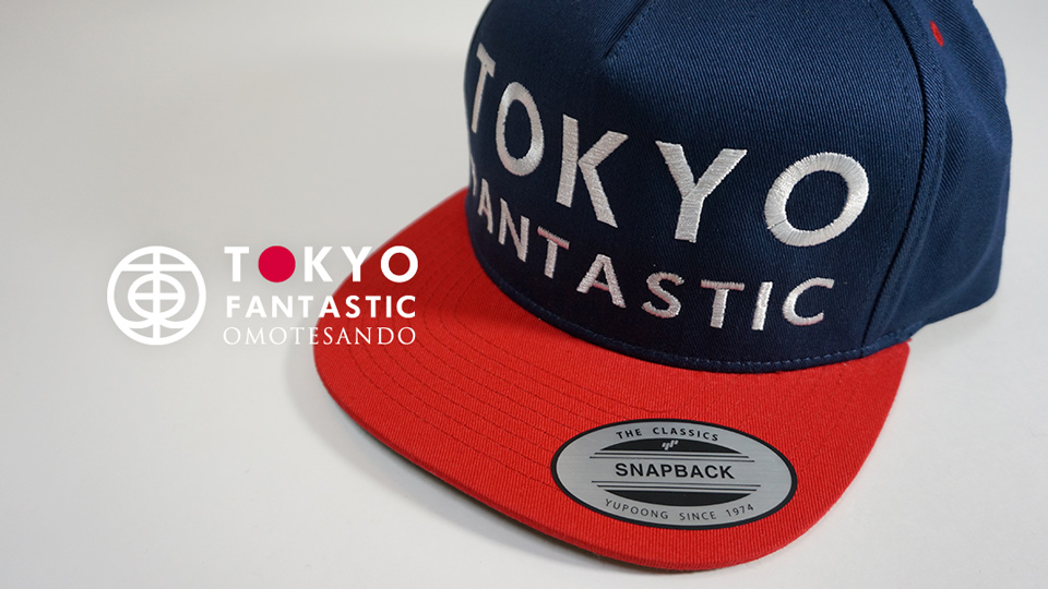 スナップバックCAP新色 ネイビー＆レッド 新発売！