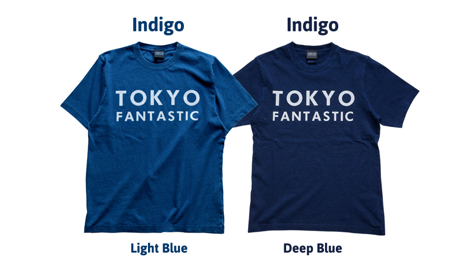 TOKYO T-shirts TOKYO Tee | Indigo Light Blue & Indigo Deep Blue