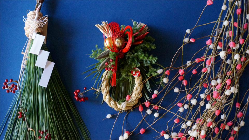 しめ縄リース お正月飾り 新年装花