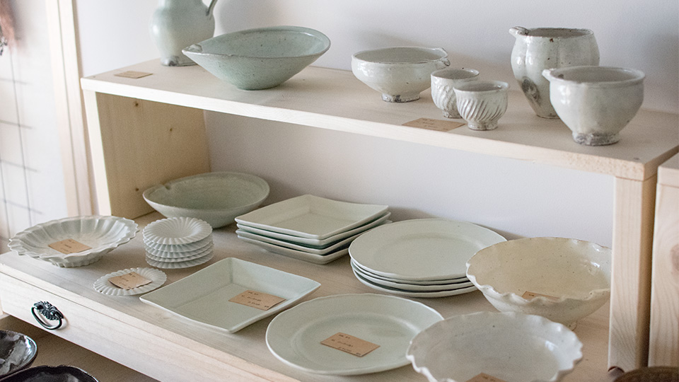 財満晋平 うつわ展 陶器 白磁