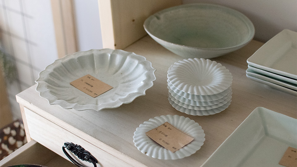 財満晋平 うつわ展 陶器 白磁
