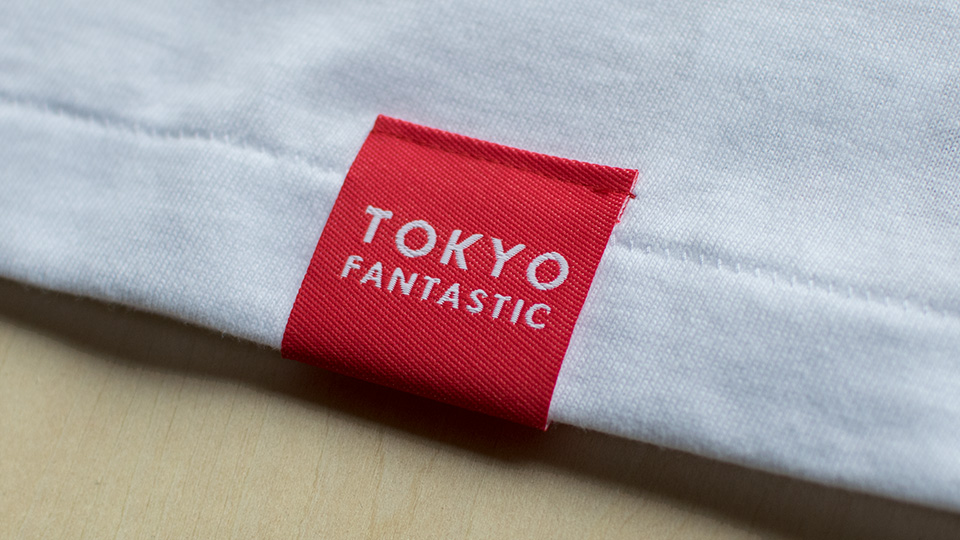 Japan T-shirt by TOKYO FANTASTIC 赤いブランドタグ(日本製/Made in Japan)