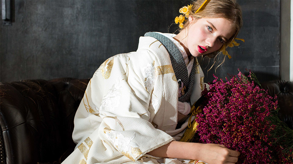 Kimono Wedding & Dried Flowers