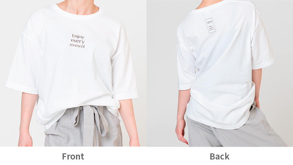 正面・フロント Front / 背面・バック Back