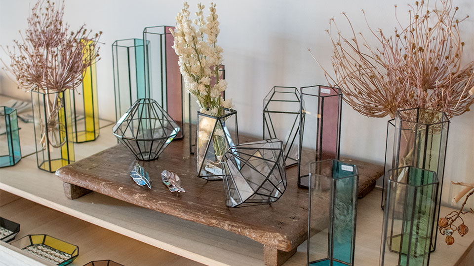 Glass&Art MOMO 「monotone」 フラワーベース