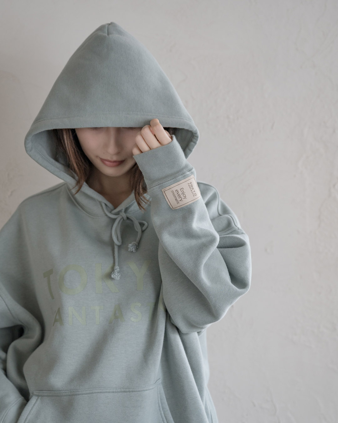 TOKYO FANTASTIC ゆるだぼスウェットフーディー ユーカリグリーン