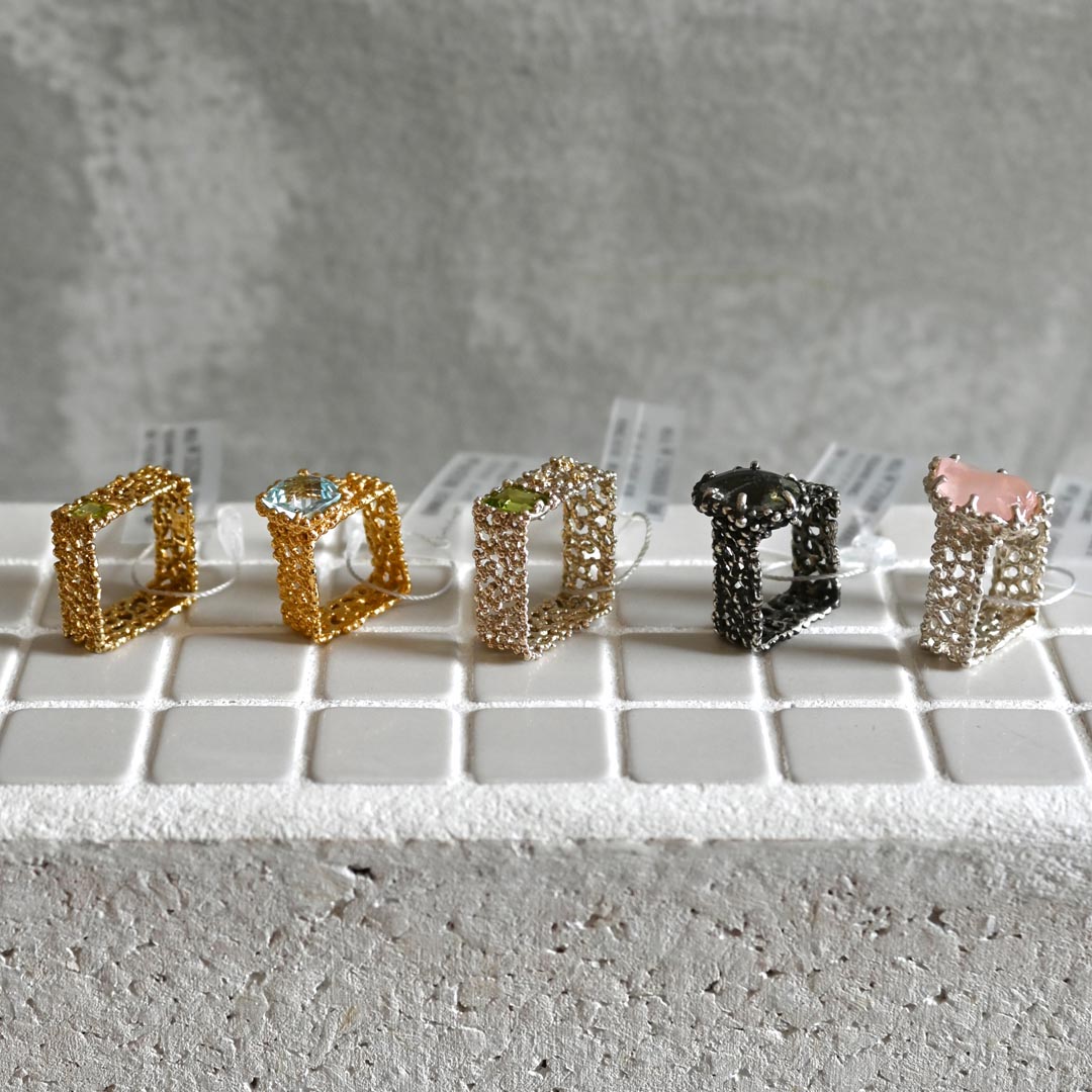 スクエアリング - SUNI Art & Jewellery 個展 「We are here.」 2/25-3/12, 2023