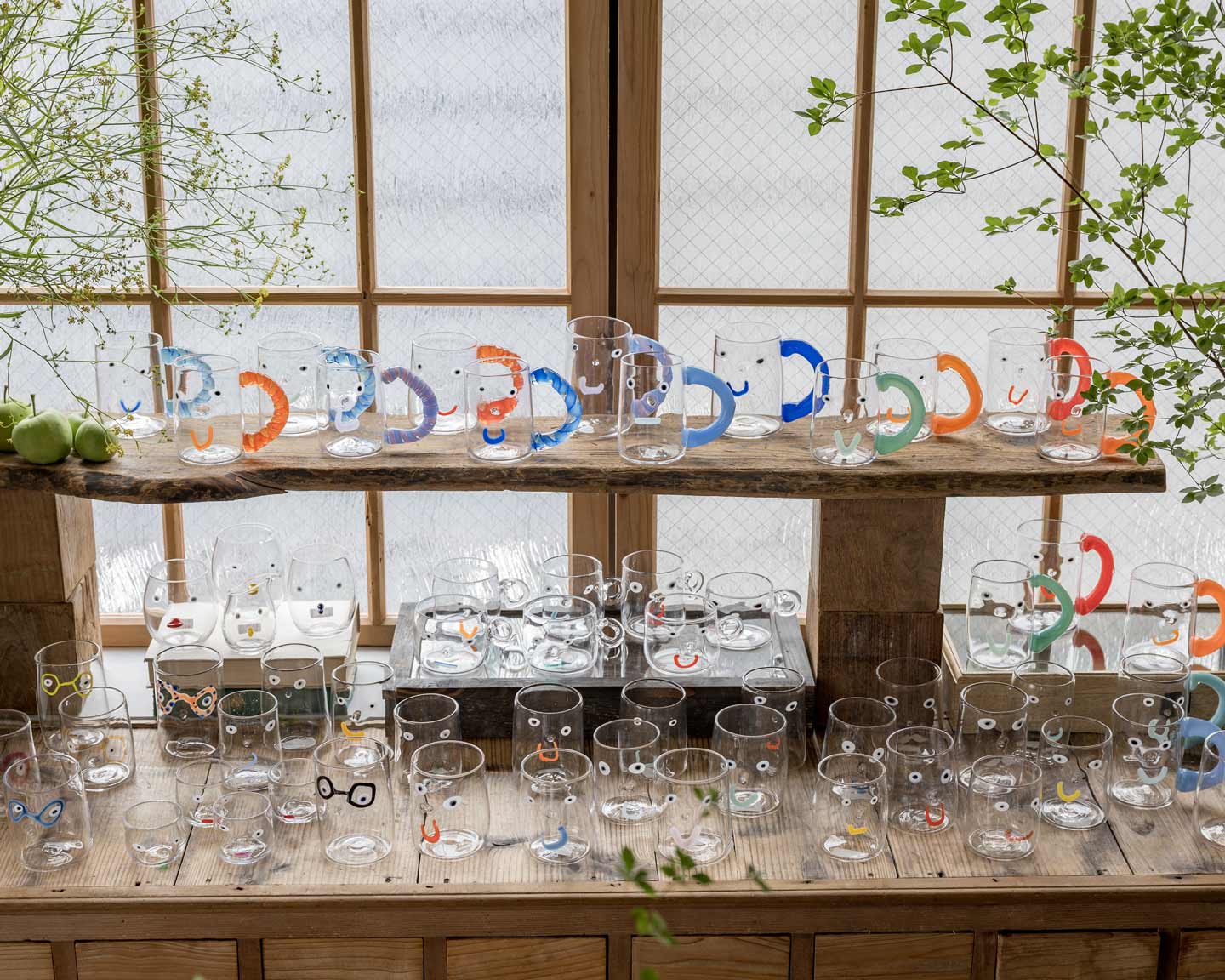 安達寿英 ガラス展 8/1-8/18, 2023