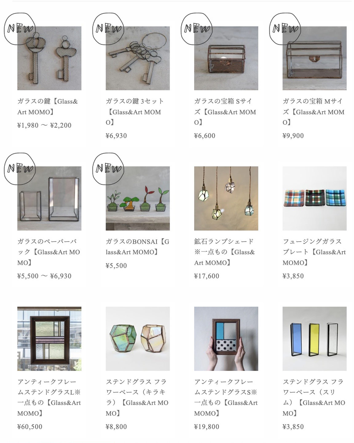 Glass&Art MOMO 展 11/3-11/17, 2023
